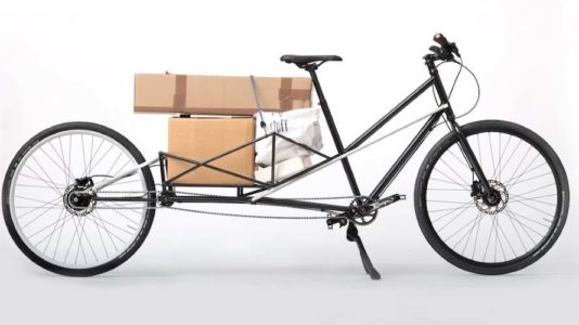 bicicleta eléctrica que puede convertirse en una bicicleta de carga