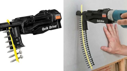 Quik Drive, una herramienta para colocar clavos y tornillos sin esfuerzo
