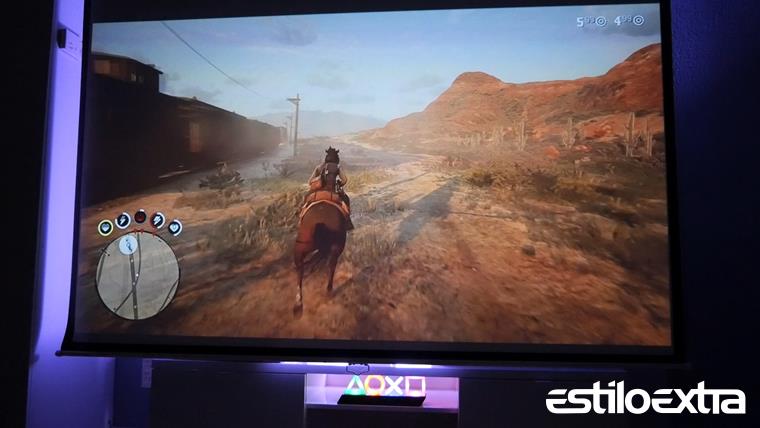 Proyector portatil para jugar